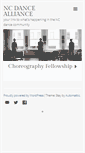 Mobile Screenshot of ncdancealliance.org